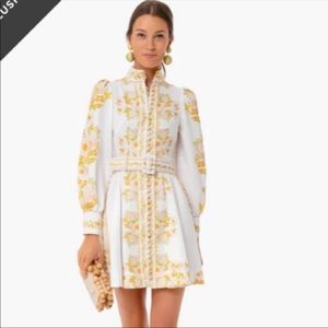 NWT Beulah Leila Floral Belted Dress M